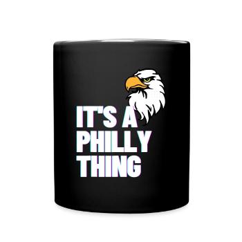 IT'S A PHILLY THING - Es ist ein Fan von Philadelphia Thing - Tasse einfarbig - Schwarz - Vorne