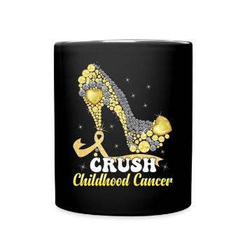 En septembre, nous portons Gold Childhood Cancer - Mug uni - noir - Devant