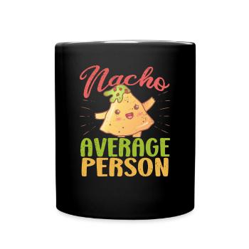 Nacho Salsa Dip Mexikanisch Mexiko Latino - Tasse einfarbig - Schwarz - Vorne