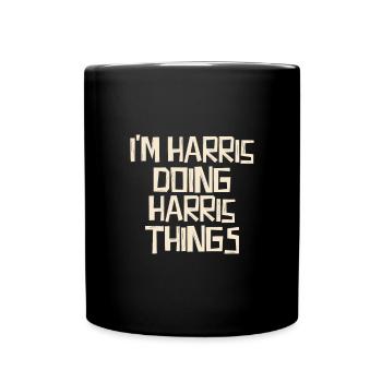 I'm Harris doing Harris things - Full Colour Mug - black - Front