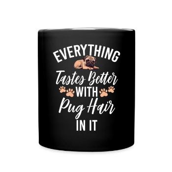 Pug Gifts for Pug Lovers - Tasse einfarbig - Schwarz - Vorne