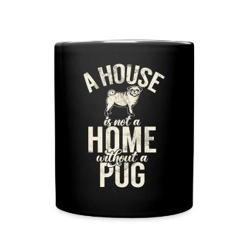 Pug Gifts for Pug Lovers - Tasse einfarbig - Schwarz - Vorne