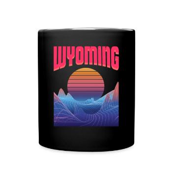 Wyoming - Tasse einfarbig - Schwarz - Vorne