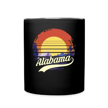 alabama - Tasse einfarbig - Schwarz - Vorne