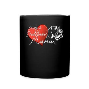 Dogs German Wirehaired Dog Owners - Full Colour Mug - black - Front