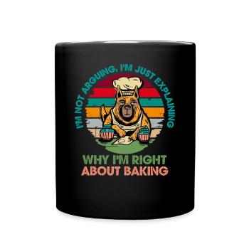 Juste expliquer pourquoi juste à propos de la cuisson - Mug uni - noir - Devant