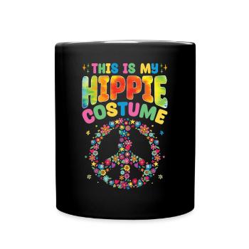 Groovy Peace - Full Colour Mug - black - Front