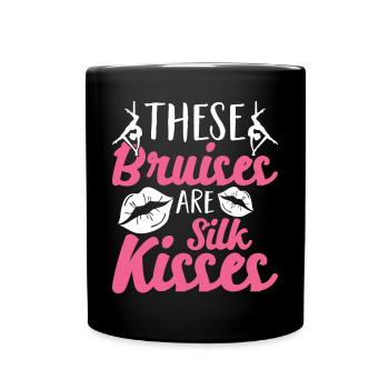 Aerial Silk Aerialist - Full Colour Mug - black - Front