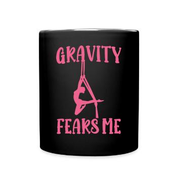 Aerial Silk Aerialist - Tasse einfarbig - Schwarz - Vorne