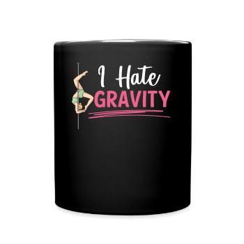 Aerial Silk Aerialist - Tasse einfarbig - Schwarz - Vorne