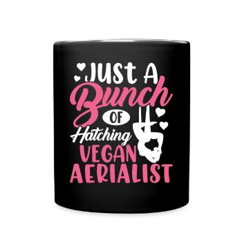 Air silk - Full Colour Mug - black - Front