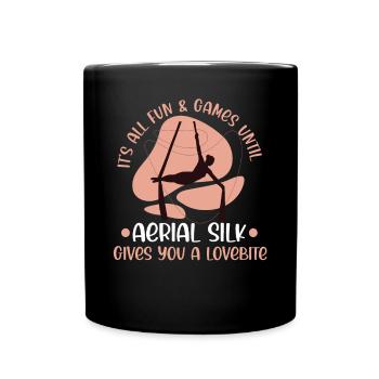 Aerialist - Tasse einfarbig - Schwarz - Vorne