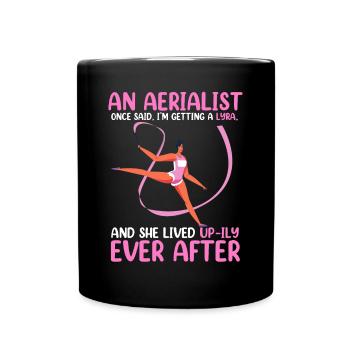 Air silk - Full Colour Mug - black - Front