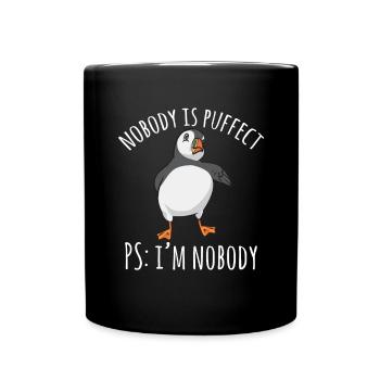 puffin puffin auke birds Lunde - Full Colour Mug - black - Front