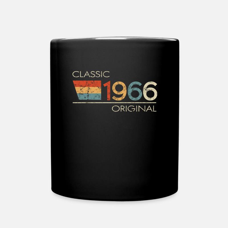 1966 Geburtstag Classic Original - Tasse einfarbig - Schwarz