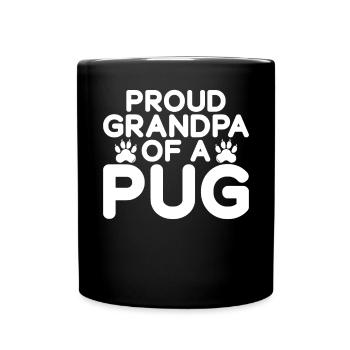 Pug Gifts for Pug Lovers - Tasse einfarbig - Schwarz - Vorne
