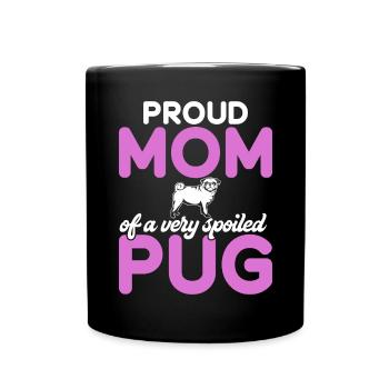 Pug Gifts for Pug Lovers - Tasse einfarbig - Schwarz - Vorne