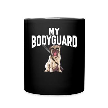 Pug Gifts for Pug Lovers - Full Colour Mug - black - Front