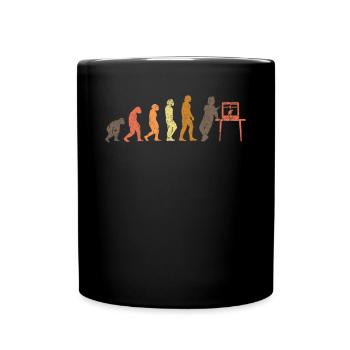 3D Printer Evolution 3D Printer Retro - Full Colour Mug - black - Front