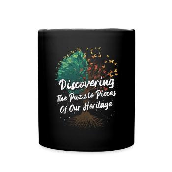 Généalogie Dire - Mug uni - noir - Devant