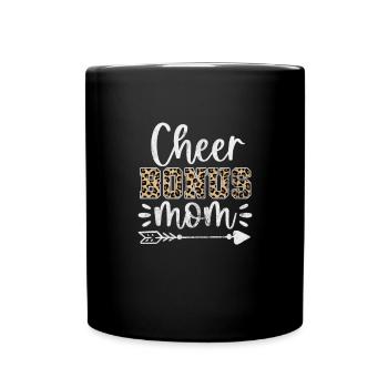 Cheerleader Cheerleading Sport Gymnastik Geschenk - Tasse einfarbig - Schwarz - Vorne