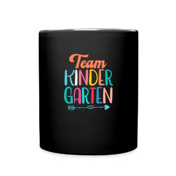Kindergarten Child School Enrollment School Gift - Full Colour Mug - black - Front