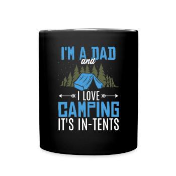 Camping Papa Blague - Mug uni - noir - Devant