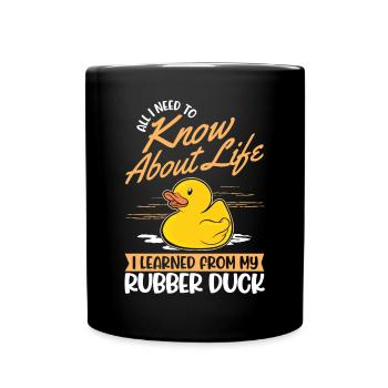 Rubber Duck Lover Rubber Duck Rubber Duck - Mug uni - noir - Devant