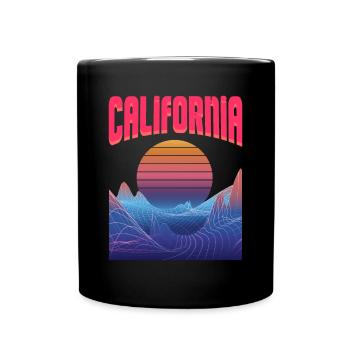 Californie - Mug uni - noir - Devant