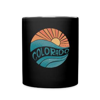 colorado - Tasse einfarbig - Schwarz - Vorne