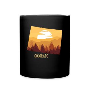 colorado - Tasse einfarbig - Schwarz - Vorne
