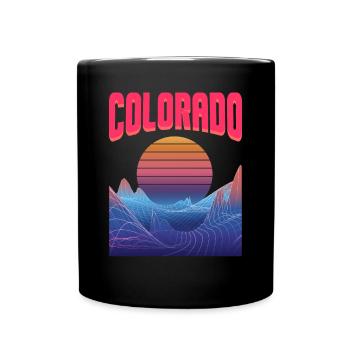 colorado - Tasse einfarbig - Schwarz - Vorne