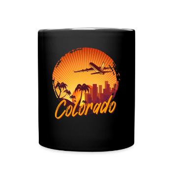 colorado - Tasse einfarbig - Schwarz - Vorne