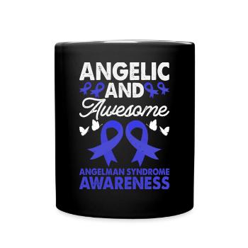 Angelic and awe-inspiring - Full Colour Mug - black - Front
