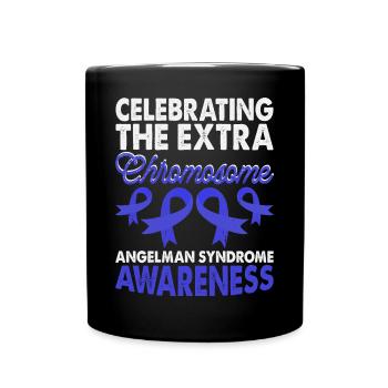 Additional chromosome Angelman syndrome - Full Colour Mug - black - Front