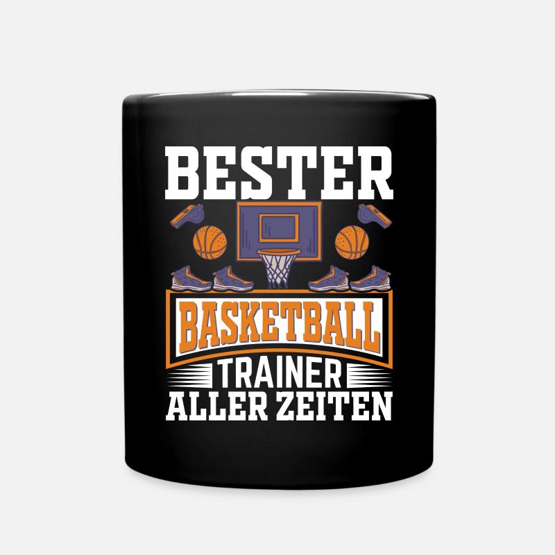 Bester Basketball Trainer aller Zeiten Verein - Tasse einfarbig - Schwarz