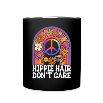 Dreadlocks Rasta Funny Hippie - Mug uni - noir - Devant