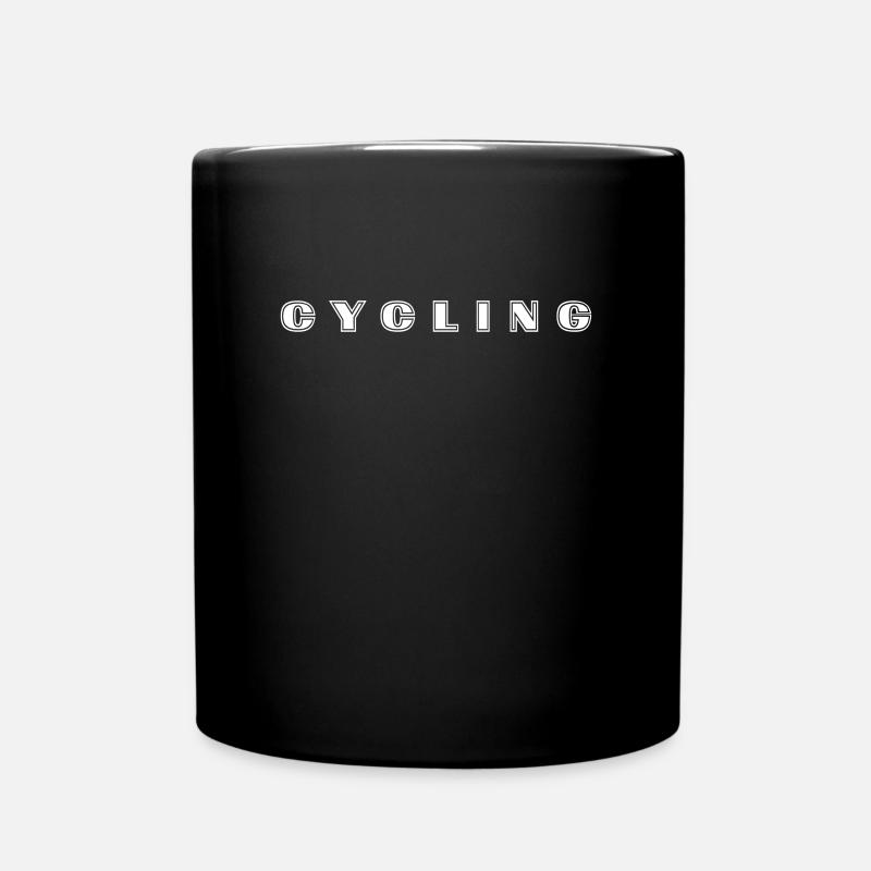 Lettrage de vélo - Mug uni - noir