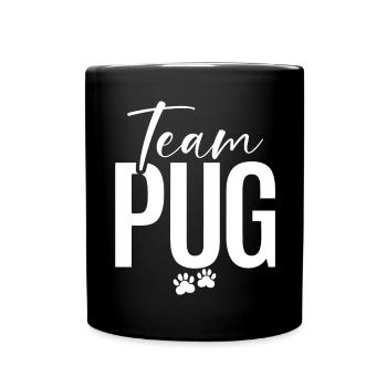 Pug Gifts for Pug Lovers - Full Colour Mug - black - Front