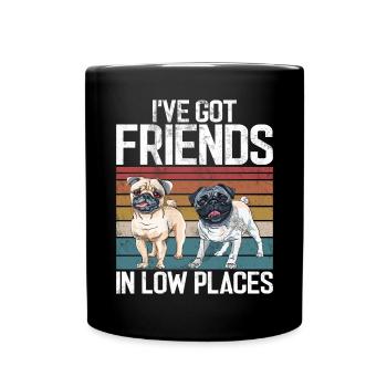 Pug Gifts for Pug Lovers - Full Colour Mug - black - Front