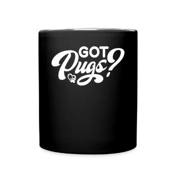 Pug Gifts for Pug Lovers - Full Colour Mug - black - Front