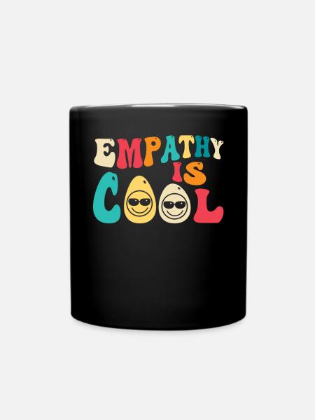 Empathie Ist Cool - Tasse einfarbig - Schwarz