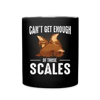 Enough of pangolin lovers Pangolin - Full Colour Mug - black - Front