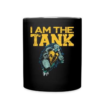 Sea Turtle Tortoise I Am The Tank - Full Colour Mug - black - Front