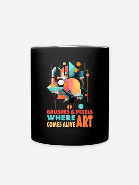 Digital Art - Full Colour Mug - black