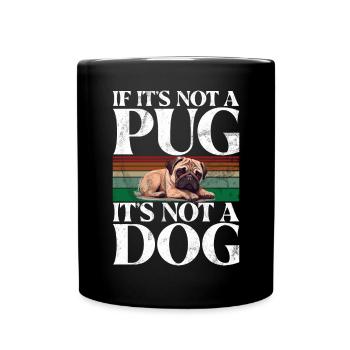 Cadeaux de carlin pour les amateurs de carlins - Mug uni - noir - Devant