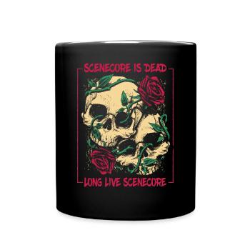 Scenecore ist tot, es lebe Scenecore - Tasse einfarbig - Schwarz - Vorne