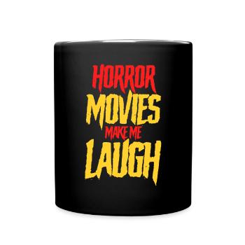 Lustige Gotik Gothic - Tasse einfarbig - Schwarz - Vorne