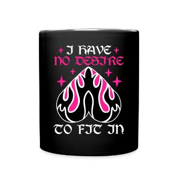 Drôle de gothique - Mug uni - noir - Devant