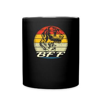Dogs German Wirehaired Dog Owners - Full Colour Mug - black - Front